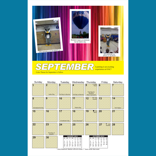 L & L Printing Calendars